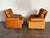 B&B Italia 1970s C & B Italia Leather Lounge Chairs For Sale - Image 4 of 12