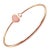 Metal Late 20th Century Chopard Rose Gold Happy Hearts Diamond Pink Opal Bracelet For Sale - Image 7 of 12