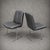 Vintage Pieff Leather and Chrome Dining Chairs by Tim Bates for Harrods, 1970s, Set of 2 For Sale - Image 10 of 10