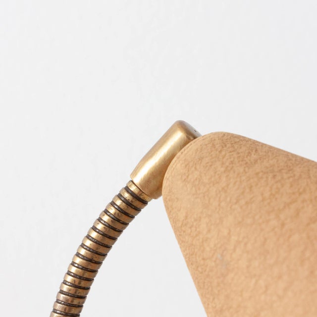 Vintage Beige Table Lamp with Gooseneck, Germany, 1950s For Sale - Image 18 of 18