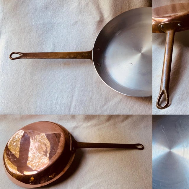 Vintage French Copper Pots For Sale - Image 6 of 18