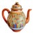 Vintage Japanese 1000 Thousand Faces Teapot-Hand Painted Porcelain-Kutani Style For Sale