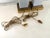 Mid 20th Century Italian White Marble and Carved Brass Neoclassical Column Lamps, a Pair For Sale - Image 10 of 11