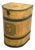 Huge Antique Painted Tole Tea Caddy or Flour Bin For Sale