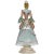 Murano Victorian Dress Woman Pink Blue White Gold Flecks Vintage Italian Art Glass Figure Sculpture For Sale - Image 13 of 13