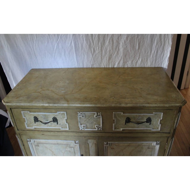 French 19th Century Painted Cabinet For Sale - Image 3 of 11