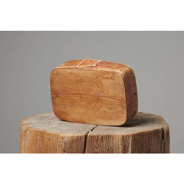 Wood Northern Swedish Folk Art Cutlery Basket For Sale - Image 7 of 8