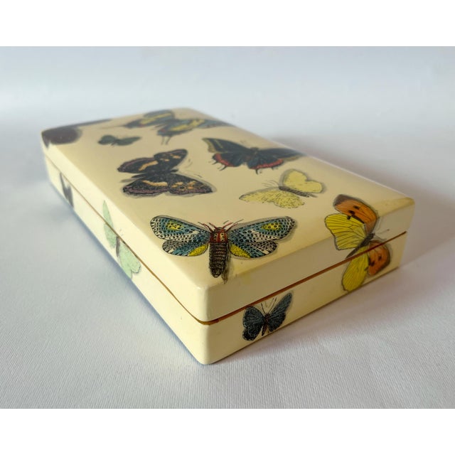 1970s Fornasetti Butterfly Box For Sale - Image 5 of 10