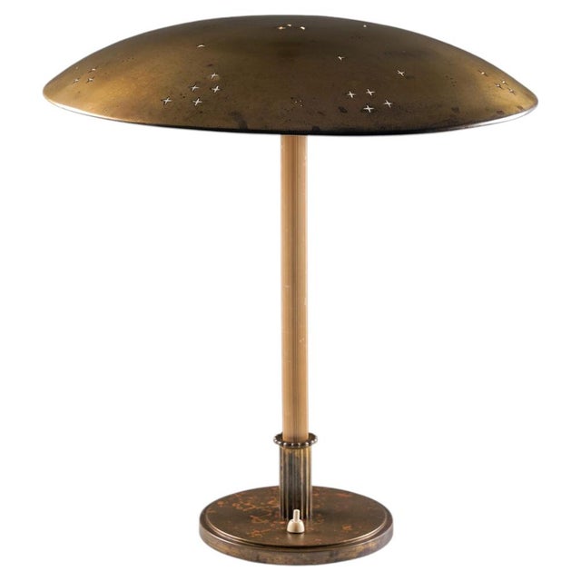 Swedish Modern Brass Table Lamp from Böhlmarks, 1940s For Sale - Image 15 of 15