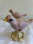 Metal Vintage Cast Iron Bird Feeder Decor With Pink Birds on Pedestal Base For Sale - Image 7 of 9
