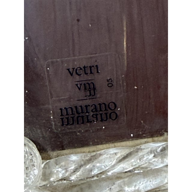 Mid-Century Modern Large Murano Glass Photograph Holder from Vetri Murano, 1960 For Sale - Image 3 of 14