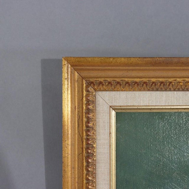 Oil on Panel Painting of a Peasant Woman With Basket, Artist Signed, C1900 For Sale - Image 6 of 12
