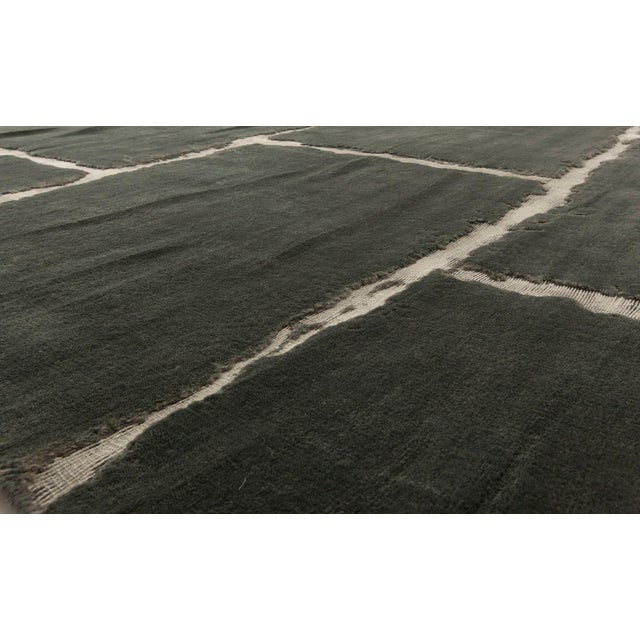 Oversized Contemporary Geometric Tibetan Black Rug by Doris Leslie Blau For Sale - Image 4 of 5