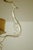 White 1950s White Painted Metal Pendant For Sale - Image 8 of 10