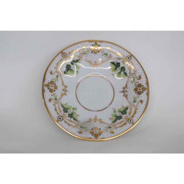 Carl Tielsch C T Germany Bone China Leaf Teacup and Saucer 4511b For Sale - Image 12 of 16