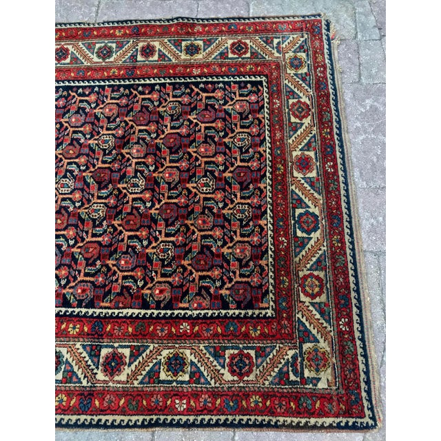 Early 20th Century Early 20th Century Antique Malayer Rug -- 3’5” X 4’7” For Sale - Image 5 of 13
