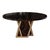 "Amendola" Round Table With Bronze and Burl Walnut, Handmade Bizimyer Furniture. Unmatched. Unrivalled. Designed by Hasan...