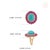 14k Yellow Gold 9.35ct Cabochon Turquoise Ruby & Diamond Halo Cocktail Ring Size 4 For Sale - Image 12 of 18