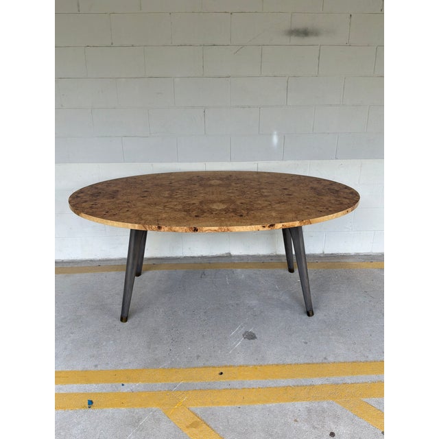 Modern Made Goods Co Alder Oval Dining Table For Sale - Image 3 of 14