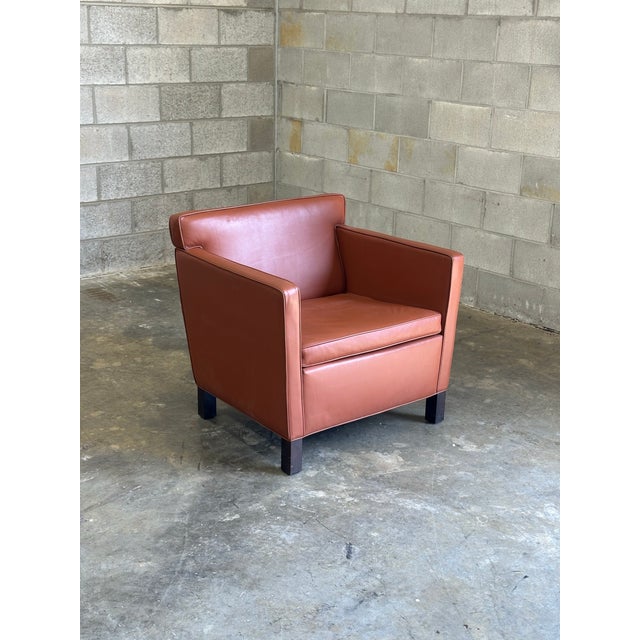 club chair designed by Ludwig Mies van der Rohe for Knoll circa 2004. The original design of these was from the 1920s....