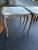 Early 20th Century Marble-Top Infinity Side/End Tables Set of 2 For Sale - Image 4 of 11