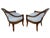 Mid-Century Modern Vintage Regency Neoclassical Style Klismos Style Walnut Chairs - 4 For Sale - Image 3 of 5