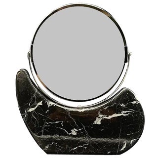 Mirror in Nero Marquinia Marble by Euromarmi Store For Sale