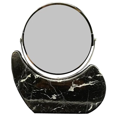 Mirror in Nero Marquinia Marble by Euromarmi Store For Sale