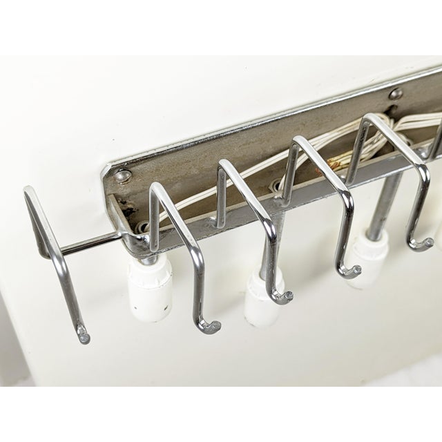 Italian Sconce in Clear Molded Glass and Chrome-Plated Metal, 1970s For Sale - Image 15 of 16