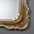 Metal Gilded Wood Mirror with Faux Silver and Gold Leaf Finish For Sale - Image 7 of 9