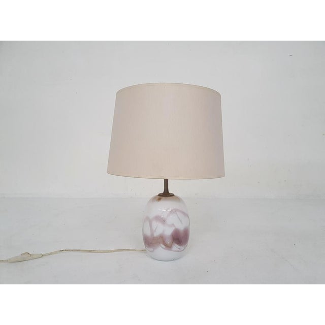 Sakura Glass Table Light by Michael Bang for Holmegaard, Denmark, 1980s For Sale - Image 14 of 14