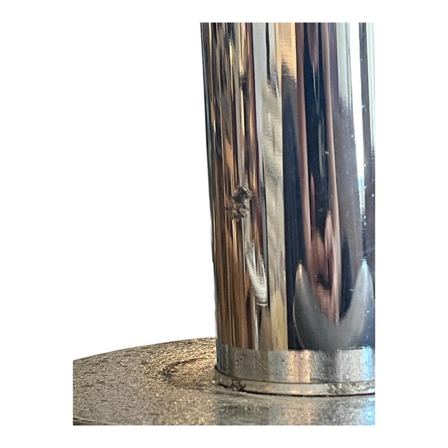 1970s Cascading Chrome Waterfall LargeTable Lamp Attributed to Sonneman For Sale In San Francisco - Image 6 of 8