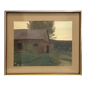 A Barn in the Country, Painting by Katherine Baeth