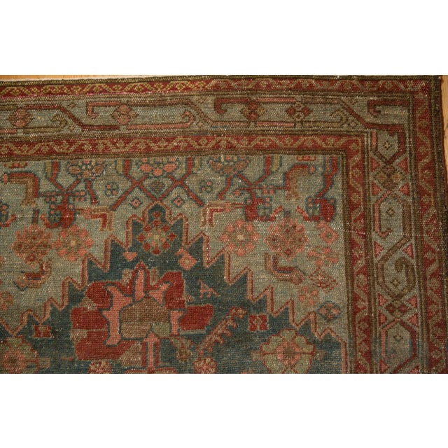 Textile Vintage Distressed Malayer Rug Runner - 3'5" x 15'3" For Sale - Image 7 of 11