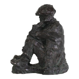 70's Plaster Sculpture For Sale