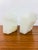 1970s Vintage Brutal Carved White Onyx Stone Pair of Bookends For Sale - Image 5 of 10