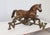 19th Century Set of three weather vane fragments. Patinated Equestrian/Horse Weather salvaged Directional .
