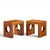 Jens Quistgaard Mid Century Danish Teak Nesting Tables - Set of 6 The top table measures: 20 wide x 14.5 deep x 17.75...