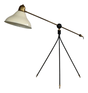 Vintage Floor Lamp in Brass, 1960s