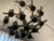 Silver Chandelier in Steel and Aluminum by Gaetano Sciolari For Sale - Image 8 of 9
