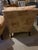 Pair of Vintage Floral Slipper Chairs With Turned Legs & Brass Casters For Sale - Image 12 of 17