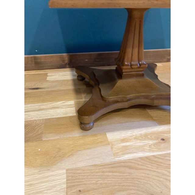1950's Small Marble Topped Side Table For Sale In Oklahoma City - Image 6 of 8