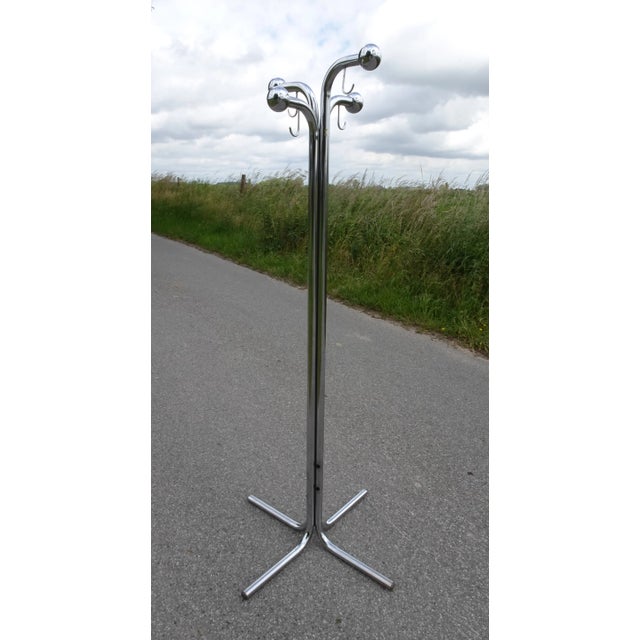 Vintage Space Age Sputnik Coat Rack in Chrome For Sale - Image 10 of 11