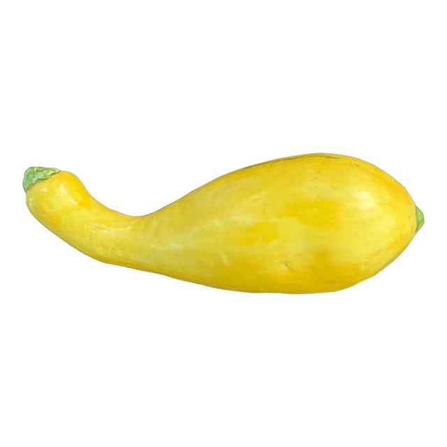 Mary Kirk Kelly Porcelain Vegetable Model of a Yellow Summer Squash For Sale