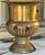 Brass Vintage Neoclassical Brass Finish Urn Shape Champagne Chiller For Sale - Image 8 of 16