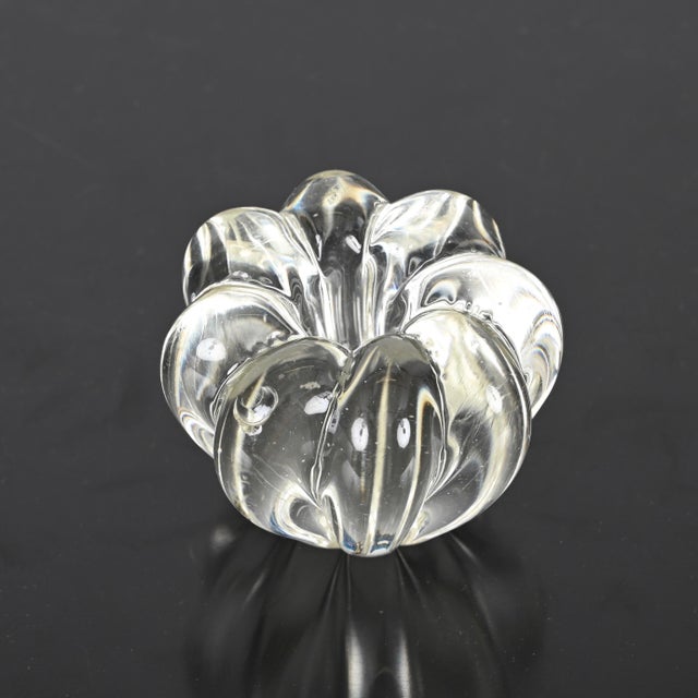 1970s Mid-Century Submerged Murano Glass Italian Bowls by Barovier for Erco, Italy, 1970s, Set of 3 For Sale - Image 5 of 18