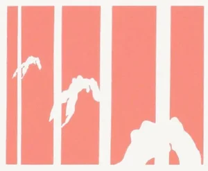 1960s "Brouillage d'Un Signifiant" Screenprint by Marcel Alocco