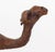 Standing Camel Leather Covered Sculpture, 20th century, with inset glass eyes. 12.75" H x 14" W x 4" D. Provenance: The...