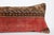 Handwoven Decorative REd&Brown Tone Lumbar Rug Pillow Cover -13'' X 44'' For Sale In Tampa - Image 6 of 9