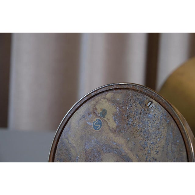 Brass Table Lamp attributed to Carl-Axel Acking, Sweden, 1950s For Sale - Image 12 of 15